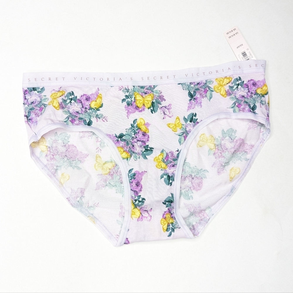 Victoria's Secret Floral Hipster Panties NWT XS